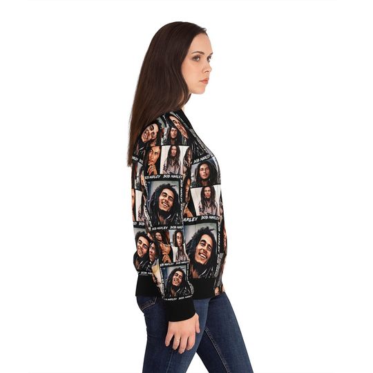 Men's Bob Marley Bomber Jacket