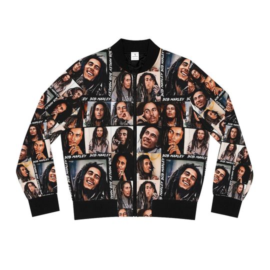 Men's Bob Marley Bomber Jacket