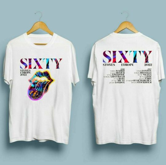 The Rolling Stones SIXTY Europe Tour 2022 T Shirt