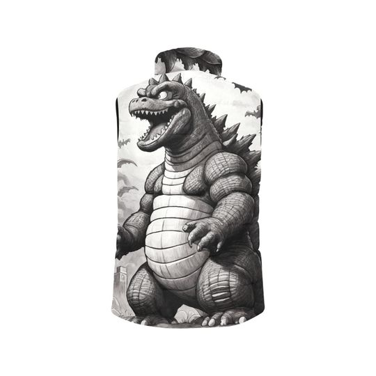 god zilla Gojira Kaiju Sleeveless Jacket