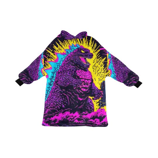 Blanket Hoodie god zilla Gojira Kaiju