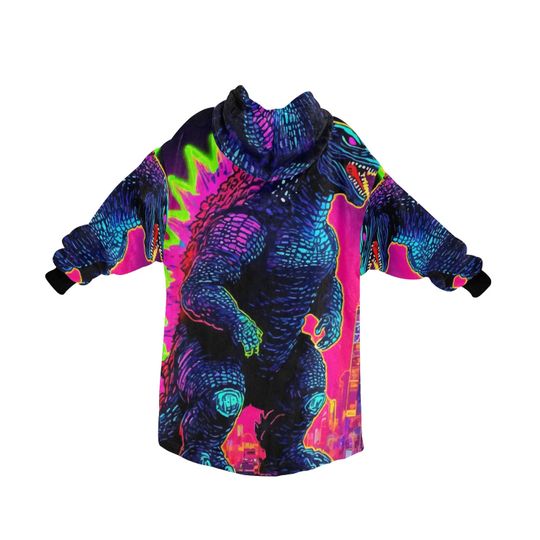 Blanket Hoodie god zilla Gojira Kaiju