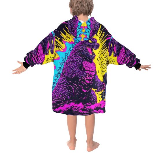 Blanket Hoodie god zilla Gojira Kaiju