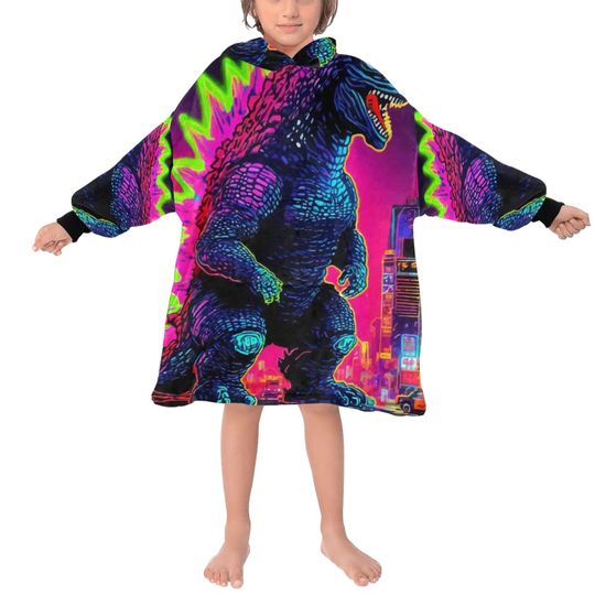 Blanket Hoodie god zilla Gojira Kaiju