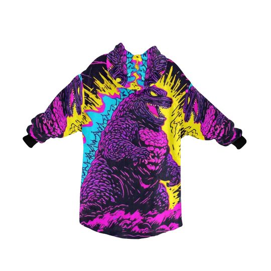 Blanket Hoodie god zilla Gojira Kaiju