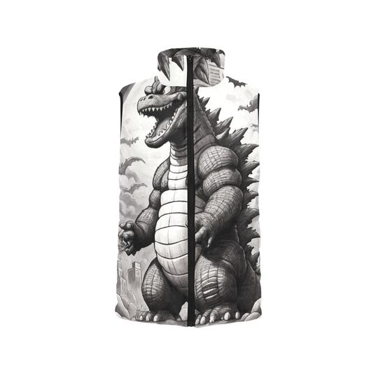 god zilla Gojira Kaiju Sleeveless Jacket