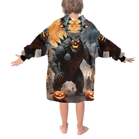 Blanket Hoodie god zilla Gojira Kaiju