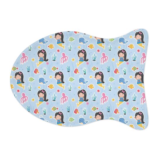 Cute Mermaids Pet Bowls Mats