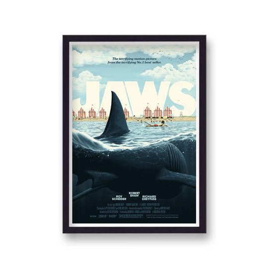 Jaws V10 Reimagined Movie Poster