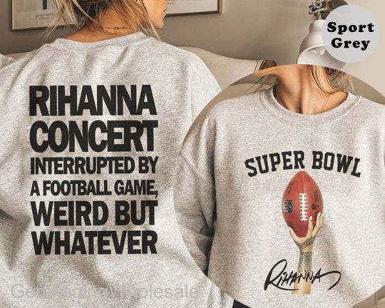 Rihanna Bowl Halftime, Football Game Unisex Shirt