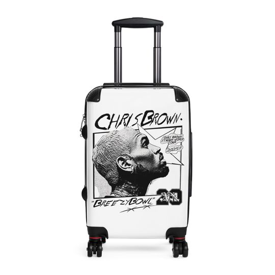 Chris Brown Breezy Bowl Tour Suitcase