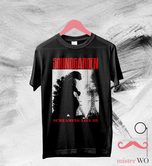 Soundgarden Screaming Life 88' Tour T-Shirt - Soundgarden Shirt