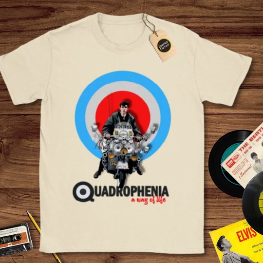 The Who Quadrophenia, mod, the who, Vintage T-Shirt, Music Shirt