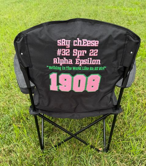 Sorority Custom chair, Greek chair, D9