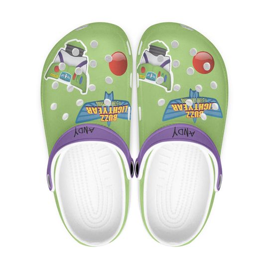 Buzz Lightyear Clogs, Disney Clogs, Disney Character Clogs, Buzz Clogs