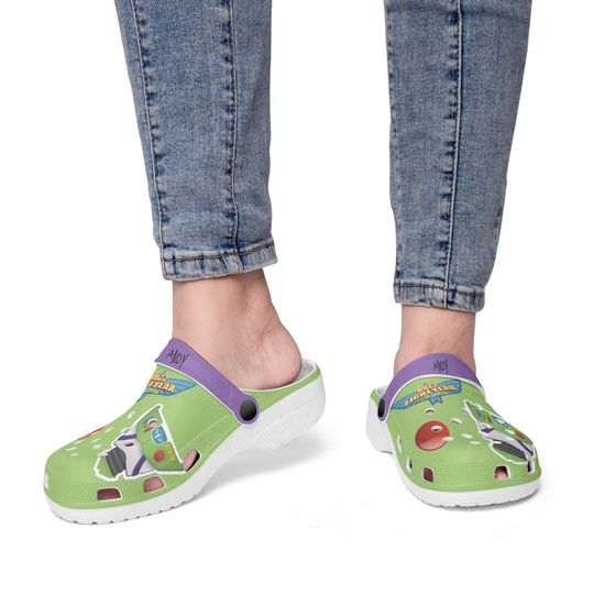 Buzz Lightyear Clogs, Disney Clogs, Disney Character Clogs, Buzz Clogs