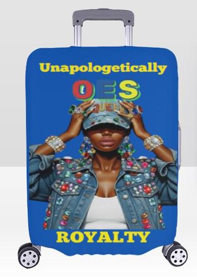 OES Sorority Luggage Cover  Personalized Travel Accessory