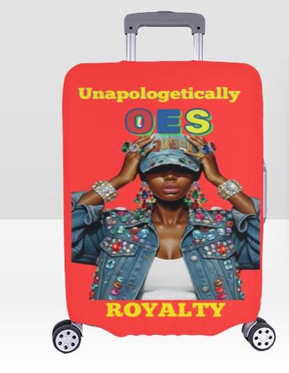 OES Sorority Luggage Cover  Personalized Travel Accessory