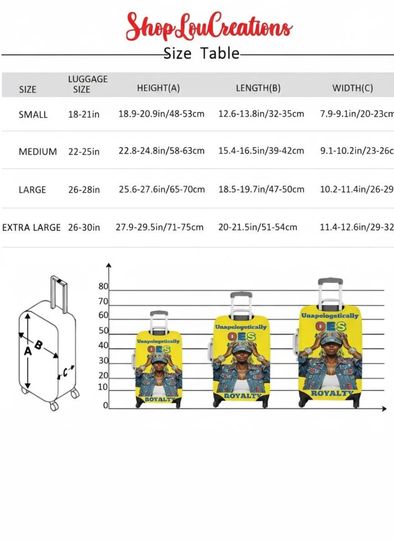 OES Sorority Luggage Cover  Personalized Travel Accessory