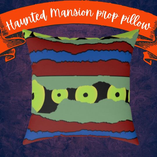 Pillow: Haunted Mansion Nightmare Before Christmas Present Prop Inspired