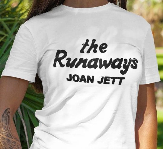 The Runaways Shirt The Runaways Joan Jett Shirt Reproduction Shirt
