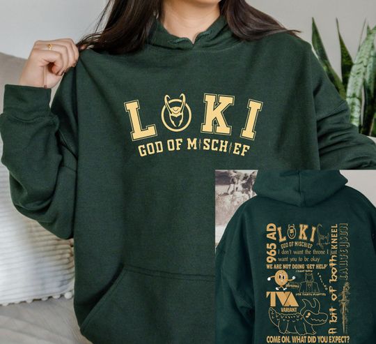 Loki Laufeyson Sweatshirt, God of Mischief Sweatshirt