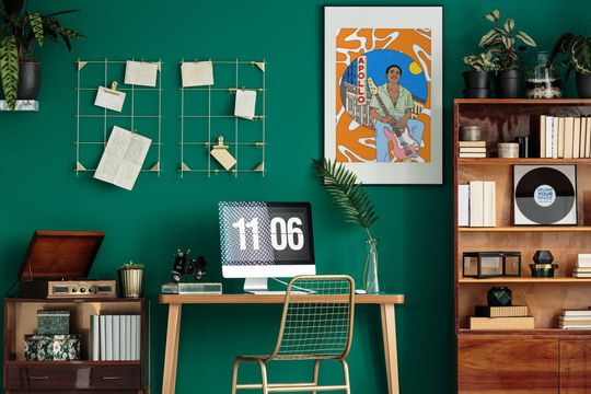 Steve Lacy Apollo Vintage 60s/70s Psychedelic Hippie Style Music Poster