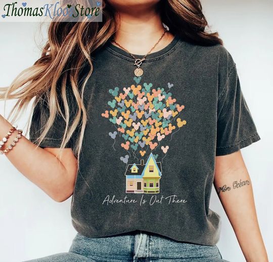 Adventure Is Out There Shirt, Carl And Ellie Shirt, Pixar UP C