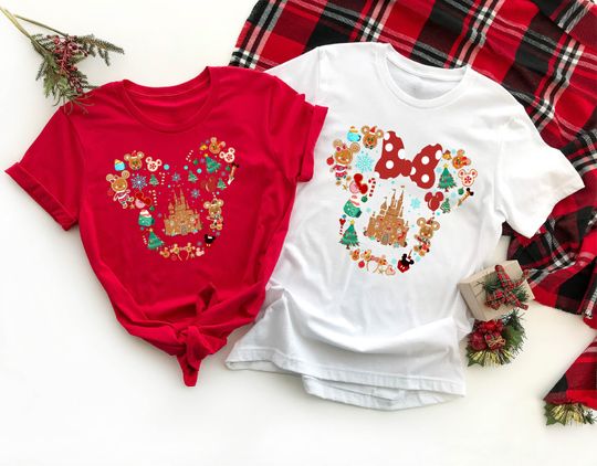 Disney Minnie Mouse Ginger Bread Shirt, Disney Christmas