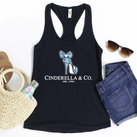 Cinde Co Tanks, Disney Princess Tank, Cinde Tanktop