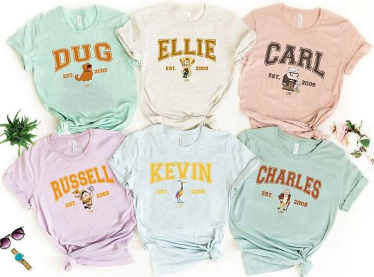 Disney Up Shirt, Pixar Up Shirt, His Carl Her Ellie Shirts, Disney Vacation Family Tshirt