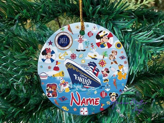 Disney Cruise Ceramic Ornament
