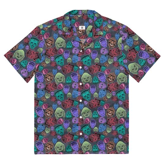 STOP HATE (2025 Edition) Dark Universe (Universal Monsters) Unisex Button Shirt