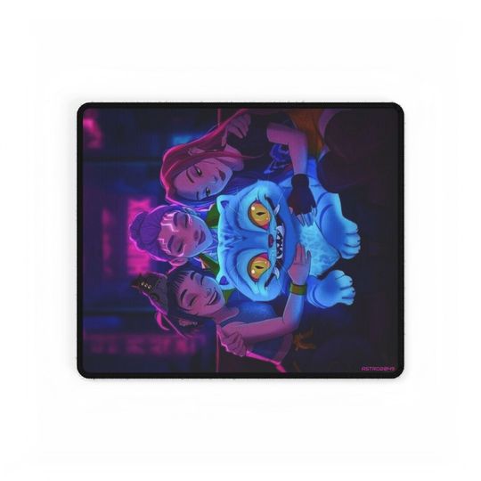KPop Demon Hunters - HUNTRIX - Vibrant Desk Mat for Gamers, Gaming Desk Accessory, Decorative Office Mat, Fun Desk Decor