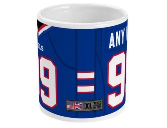 Buffalo Bills 2022/23 Theme Personalised Jersey 11oz Mug