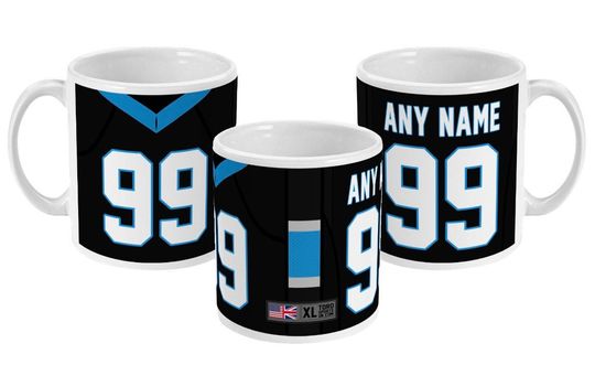 Carolina Panthers 2022 Theme Personalised Jersey 11oz Mug