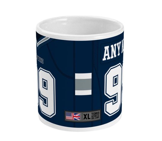 Dallas Cowboys 2022 Theme Personalised Jersey 11oz Mug
