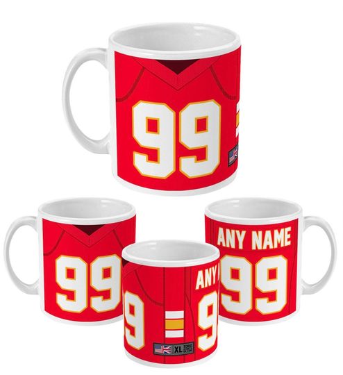 Kansas City Chiefs 2022 Theme Personalised Jersey 11oz Mug