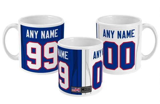 Buffalo Bills 2021/22 Theme Link Up Home Road Jersey 11oz Mug