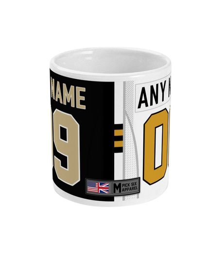 New Orleans Saints 2021 Theme Link Up Home Road Jersey 11oz Mug