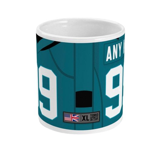 Jacksonville Jaguars 2021/22 Theme Personalised Jersey 11oz Mug