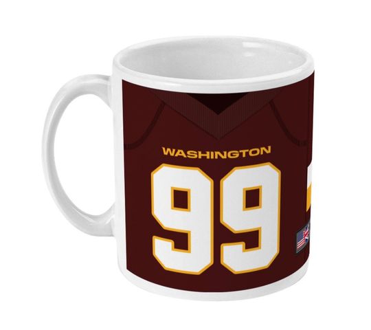 Washington Commanders 2022 Theme Personalised Jersey 11oz Mug