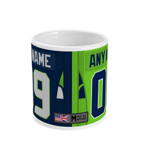 Seattle Seahawks 2021 Theme Link Up Home Road Jersey 11oz Mug