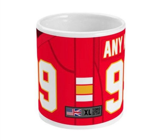 Kansas City Chiefs 2022 Theme Personalised Jersey 11oz Mug