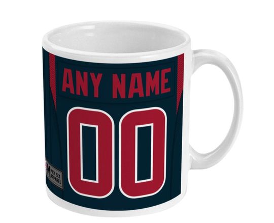 Houston Texans 2021/22 Theme Personalised Jersey 11oz Mug