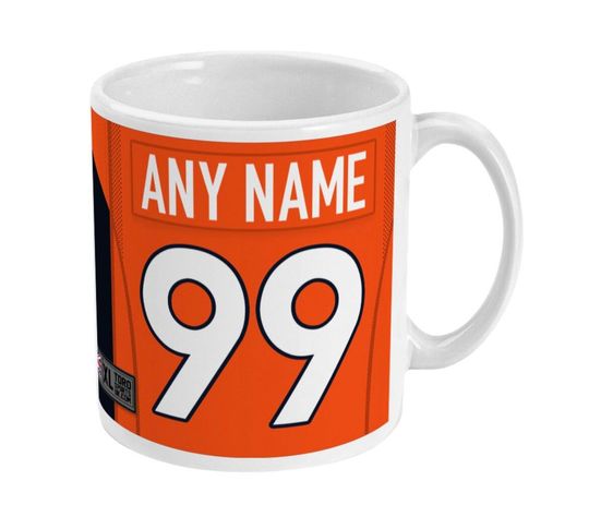 Denver Broncos 2022 Theme Personalised Jersey 11oz Mug