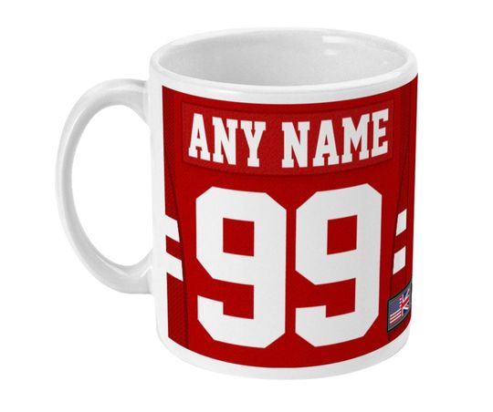 San Francisco 49ers 2021 Theme Link Up Home Road Jersey 11oz Mug