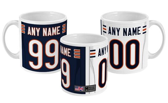 Chicago Bears 2021 Theme Link Up Home Road Jersey 11oz Mug
