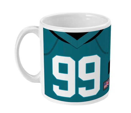 Jacksonville Jaguars 2021/22 Theme Personalised Jersey 11oz Mug