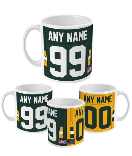 Green Bay Packers 2022 Theme Link Up Home Alternate Jersey 11oz Mug